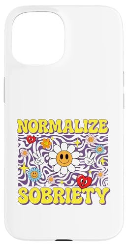 �m�[�}���C�Y�E�\�u���G�e�B - Sobriety Anniversary AA NA �X�}�z�P�[�X iPhone 15 �p