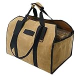 ENTHÄLT DEBRIS: Gekapselter, damit es die Trümmer, Schmutz und Holzhackschnitzeln in der Tasche hält. Dadurch entfällt die Notwendigkeit für einen dedizierten Brennholz Halter in Ihrem Hause!