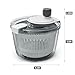 Cambom Salad Spinner Lettuce Spinner, Wash, Spin & Dry Salad Greens, Vegetable Washer Salad Dryer With Rotary Handle for Fruits & Vegetables, High Efficiency Vegetable Spinner Kitchen Gadget 3Qt White