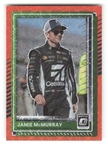 2025 Donruss Optic Orange Velocity #89 Jamie McMurray Cessna/Chip Ganassi Racing/Chevrolet NASCAR Racing Trading Card
