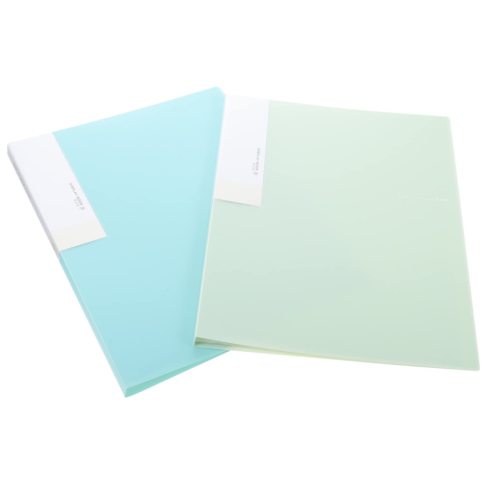ERINGOGO 2pcs Office File Folders Portable Music Binders Fine Craftsmanship A4 Size Easy to Store Documents for