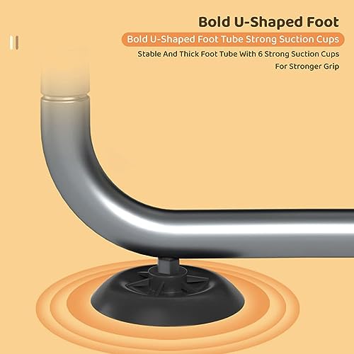 Image of StarAndDaisy 4 in 1 Trampoline with Safety Net, Pull Up Handle, Boxing Bag & Swing for Kids Girl & Boy Indoor & Outdoor Play. (Orange & Yellow)