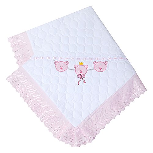 Manta Acolchoada, Papi Textil, Rosa, 90Cmx90Cm