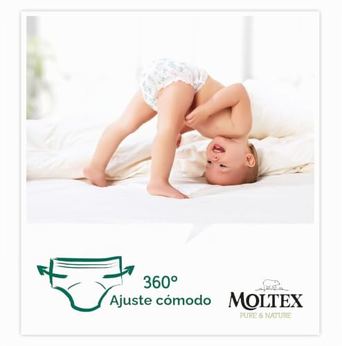 Miniatura 4 de Moltex Pure Nature Pants Ecológicos Talla 5 9-14 Kg - 80 Pants 4 Bolsas De 20 Unds