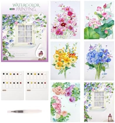 Watercolor Kit 12 Colors Portable Professional Workbook