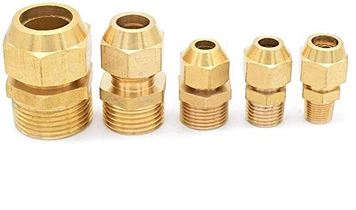 Raccordi filettati Raccordo rapido Svasatura in rame Collegare direttamente 1/8" 1/4" 3/8" 1/4" Filettatura maschio Raccordo in ottone Espansione in rame Connettore adattatore svasato Estuario Conver