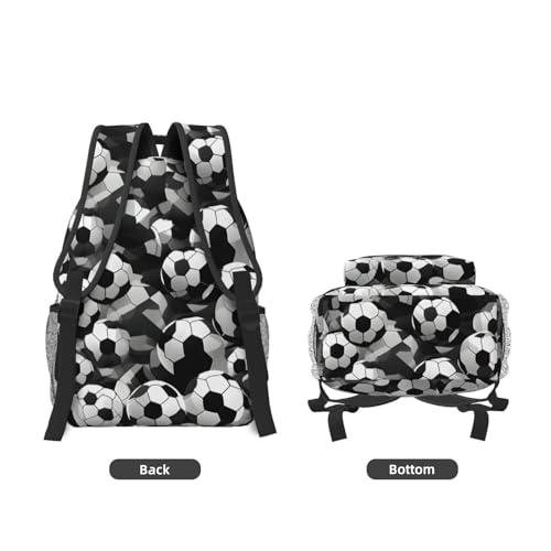 Mochila para laptop con diseño de fútbol EdWal bolsa de trabajo 3