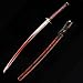 CHENGYING Katana Sword,Real 41 Inch 3.42 Pound Full Tang White Japanese Samurai Sword CY-2022ABUA-1,We Provide a Variety Katanas,Perfect for Gifts and Collections (3.Red Bat)