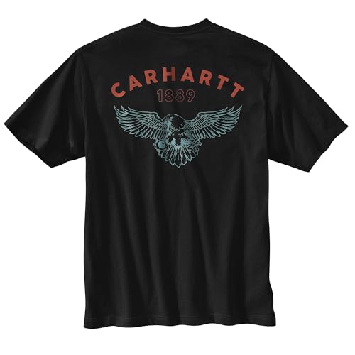 Carhartt Men's Relaxed Fit Lightweight Short-Sleeve Eagle Graphic T-Shirt2