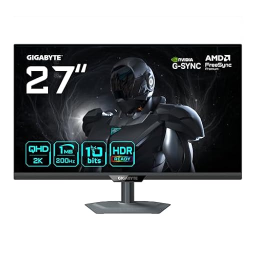 GIGABYTE G27Q2 Monitor Gaming 27” 2K QHD - 2560 x 1440, 200Hz, 1ms, 350 CD/m², Compatible con G-Sync, FreeSync Premium, HDR10, HDMI 2.0, DisplayPort 1.4 | Ya disponible en tu tienda friki favorita! En mundofriki.es! GIGABYTE G27Q2 Monitor Gaming 27” 2K QHD - 2560 x 1440, 200Hz, 1ms, 350 CD/m², Compatible con G-Sync, FreeSync Premium, HDR10, HDMI 2.0, DisplayPort 1.4 | Ya disponible en tu tienda friki favorita! En mundofriki.es!
