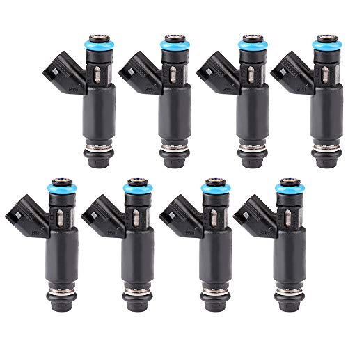ECCPP Fuel Injectors, 8pcs 4 Holes Fuel Injector Kit 12580426 fit for Chevrolet Avalanche Express Silverado Suburban 1500/Silverado 1500 Classic/Tahoe,GMC Savana Sierra 1500/Yukon/Yukon XL 1500
