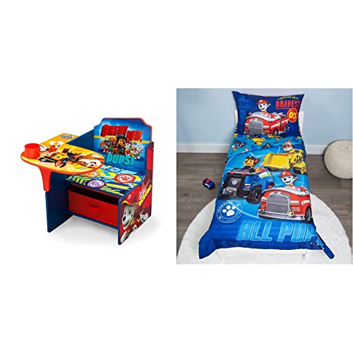 Delta Children Paw Patrol Chair Desk & Bedding Set -