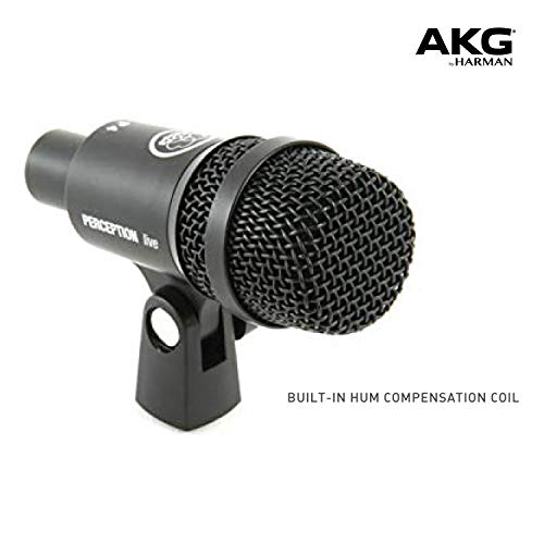 Akg Pro Audio Perception P4 Dynamic Cardiod Microphone Designed For Drums And Percussions, Wind Instruments And Guitar Amps, Black #TOP1