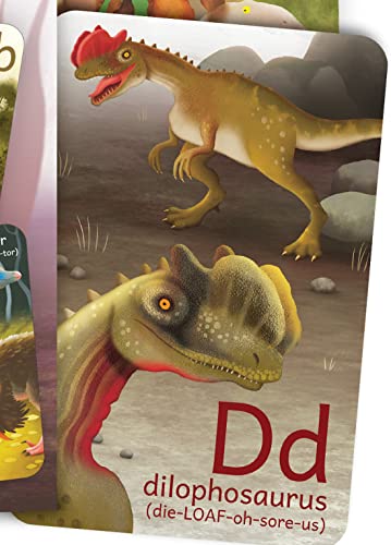 Tiny Worlds: Dinosaur Abc Flash Cards, Alphabet A To Z Dinosaurs Flashcards, Dinos Picture Learning Cards, Dino Flash Card For Kids 3-8 Years Old, Preschoolers, Pre-K, Children: Set Of 26 Flashcards #TOP2