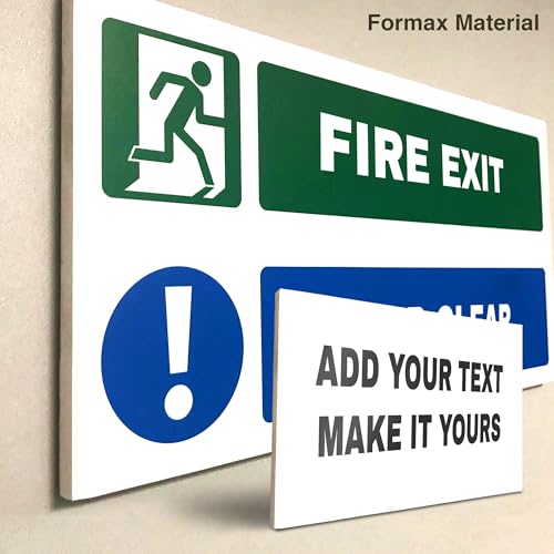 Peronalised Rigid Plastic Sign Board, Add Your Own Pictures Logo Text, Custom Sign Boards for Business, Shop, Office, Indoor & Outdoor Signage, Custom Plastic Signs (Rigid Plastic PVC Boards) - Image 4