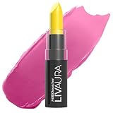 MOODmatcher LIVAURA Long Lasting Lipstick for Women – Color Changing Moisturizing Cream Lipsticks, Smudge Proof Lip Stick, Easy to Apply Lip Makeup, Made in USA (Yellow)