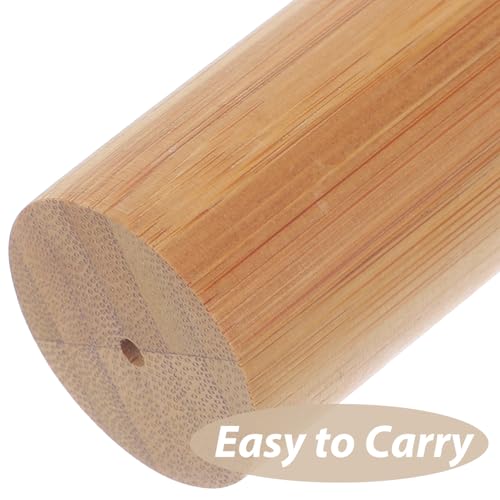 Operitacx 2er Set Bambus Plakatröhren – Poster-Versandrohren Für Papierzeichnungen, Kunstwerke Und Poster, Aufbewahrungsrohr Für Sicheren Transport Und Lagerung