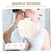 Beaupretty 2Pcs Colored Bath Balls Soft Bathing Scrubbers for Adults Rich Foaming Shower Ball for Home and Travel for Skin Cleansing and Exfoliating