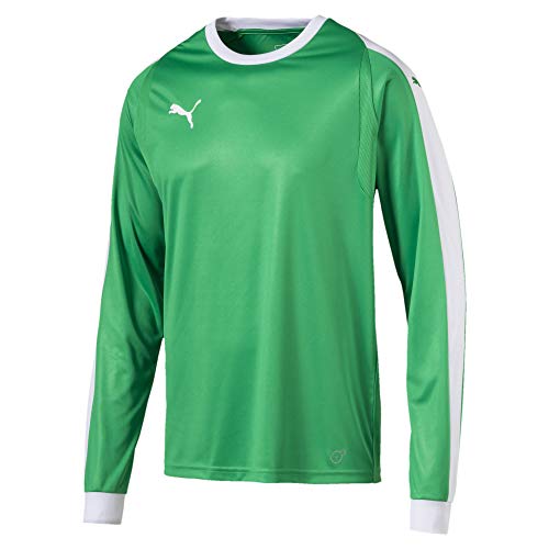 Image of PUMA Men Liga Gk Jersey Goalkeeper Jersey - Bright Green-PUMA White, M