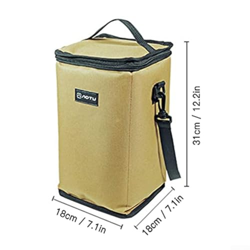 Bolsa de almacenamiento de equipo de camping con interior compartimentado 5