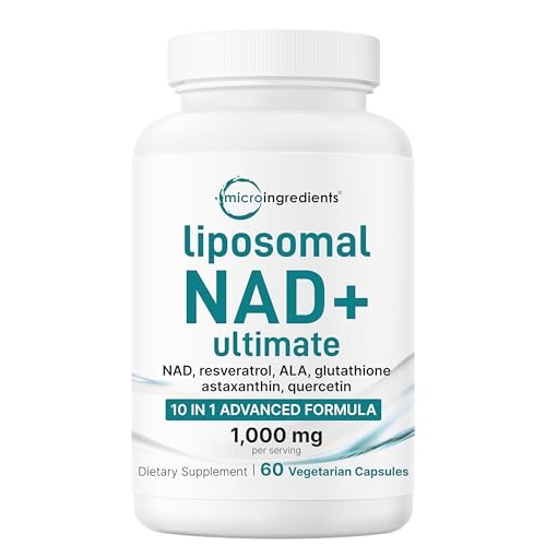Micro Ingredients Liposomal NAD+ Ultimate Complex 1,000mg | 60 Veggie Capsules | NMN Pathw... Micro Ingredients Liposomal NAD+ Ultimate Complex 1,000mg | 60 Veggie Capsules | NMN Pathw...