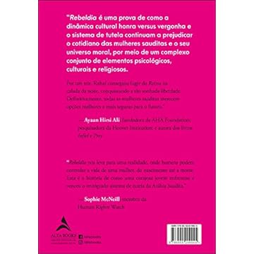 Capa do livro Rebeldia: minha fuga da Arábia Saudita para a liberdade