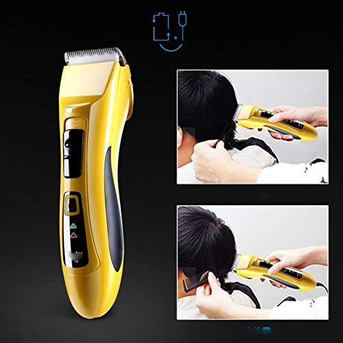 Professional Hair Trimer Ceramic Titianium Mens Clipper Digital Display Electric Cutting Machine Haircut