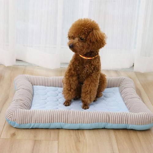 Tapis rafraîchissant pour chien lit de couchage d'intérieur chatons chiots lapins - 4