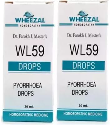 Generic WL-59 Pyorrhoea Drops (30ml, Pack of 2), White