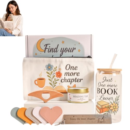 Book Lover Gift Box Cozy Stress-Relieving Reading Ritual Set for Quiet Nights Perfect for Christmas Thanksgiving Mothers Day & Bookworm Gifts