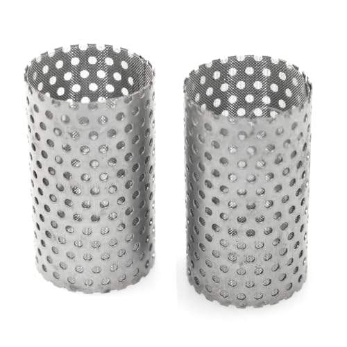 Lind Kitchen 2PCS DN25/80 Mesh 304 Stainless Steel Round Hole Filter Screen 1 Inch Industrial Plumbing Y Type Strainer Suitable for Water Supply Systems and Sprinkler Irrigation