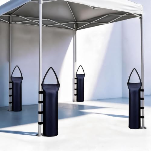 4 Sacs de Sable 40kg, Poids pour Tonnelle, Tente, Parasol