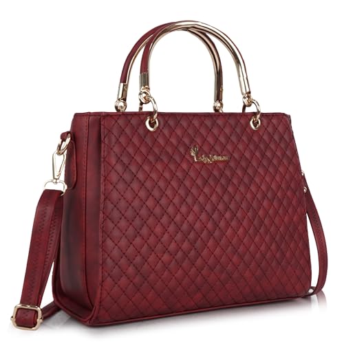 Image of Lady Quinton Quilted Handbag with Detachable Shoulder Strap