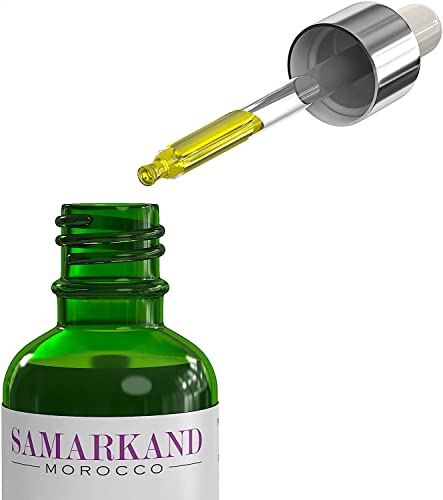 Samarkand Aloe Vera Oil 100% Organic Pure & Natural 50 Ml - Ideal For Skin, Nails, Lips, Hair, Face & Body #TOP1