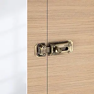 Sardar 4 inch Antique Stainless Steel Door Security Latch Lock|Tower Bolt| Door Latch| for Home/Bathroom/Kitchen/Office (1)