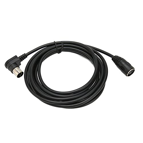 SUNGOOYUE Kabel Przedłużający MIDI DIN 90 Stopni, 5-pinowy Kabel Adapterowy MIDI DIN Męski na żeński z Wytrzymałym Interfejsem do Kontrolerów, Instrumentów, Syntezatorów, Sam