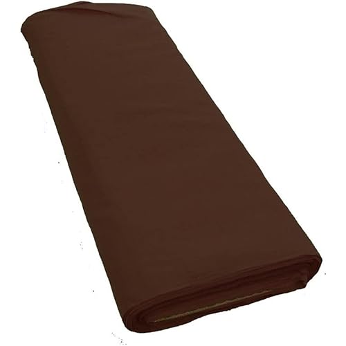 60 Inch Brown Poly Cotton Broadcloth Fabric - by The Yard