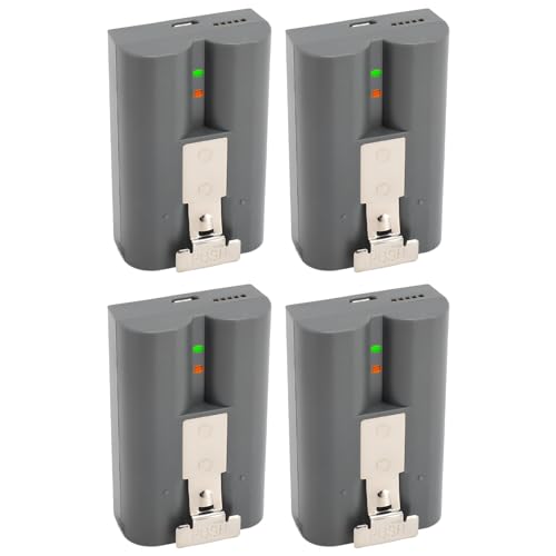 Reemplazo de la Batería de la Cámara Puerta, Cámara Puerta Ajuste 8000 MAh Batería Fuego Recargable Alta Capacidad para del (4PCS)
