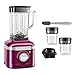 Produktbild Kitchenaid Artisan Standmixer-Starter-Set K400 (5KSB4026EBE) - inkl. Mixbehälter-Set 200ml (5KSB2040BBB), Mini-Teigschaber