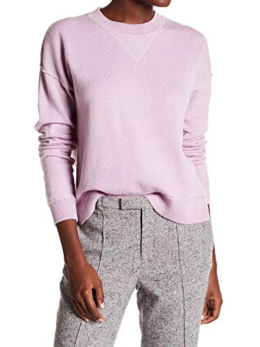 Rebecca Minkoff Women's Crew Neck Adelle Sweater Small Lavender Mist