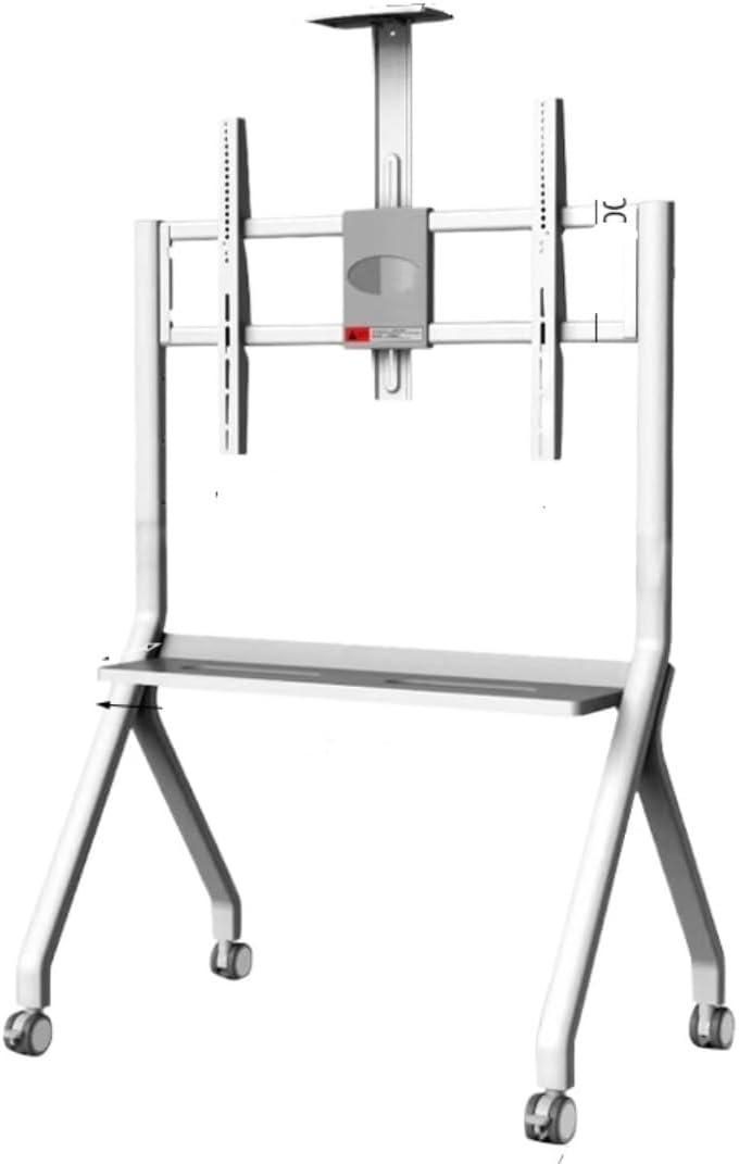 Support TV Pied TV Support TV Mobile Roulant Avec Roues Pour Téléviseurs À Écran LCD LED De 55 À