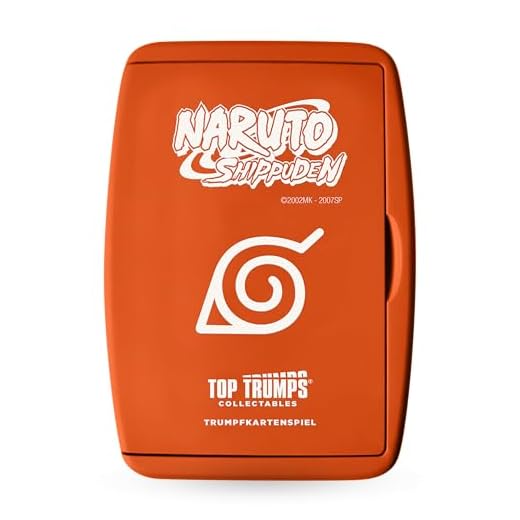 Top Trumps- Naruto Uzumaki Juego de Cartas de Triunfo, Color Naranja (Winning Moves WIN58568)