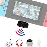 Bluetooth Adapter for Nintendo Switch/Lite Audio Bluetooth Transmitter Receiver Wireless Bluetooth Audio Adapter Headphone Speaker Transmitter