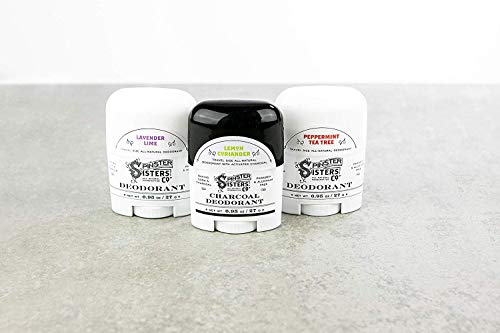 Spinster Sisters All Natural, Handcrafted Deodorant (Variety, 3-Pack)