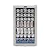 Whynter BR-128WS Lock, 120 Can Capacity, Stainless Steel Beverage Refrigerator, White