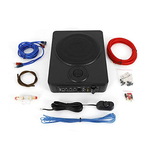 600W Ultradunne Aluminium Auto Subwoofer met Onderstoel Bevestigingskit - Afbeelding 6