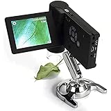 lcd digital microscope 500x The 3'' LCD panel brings vivid crystal image. Equipped with professional microscopic lens, it helps you to see tiny objects easily.