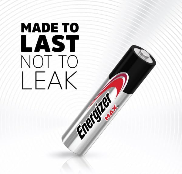 Energizer - Max, Pack of 12+4 AAA Batteries, Long Lasting for Daily Use, Sulfation Free and with 10 Years Shelf Life