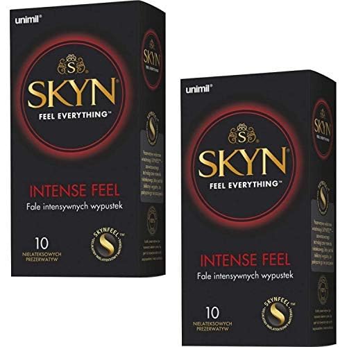 Latexfreie SKYN Intense Feel Kondome, 20 Stück