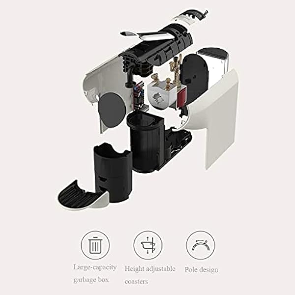 Kaffemaskin Kaffemaskin Hemmakontor Helautomatisk, mångsidig för de flesta enkelkoppar, snabbbryggningsteknik, One-Touch-funktion